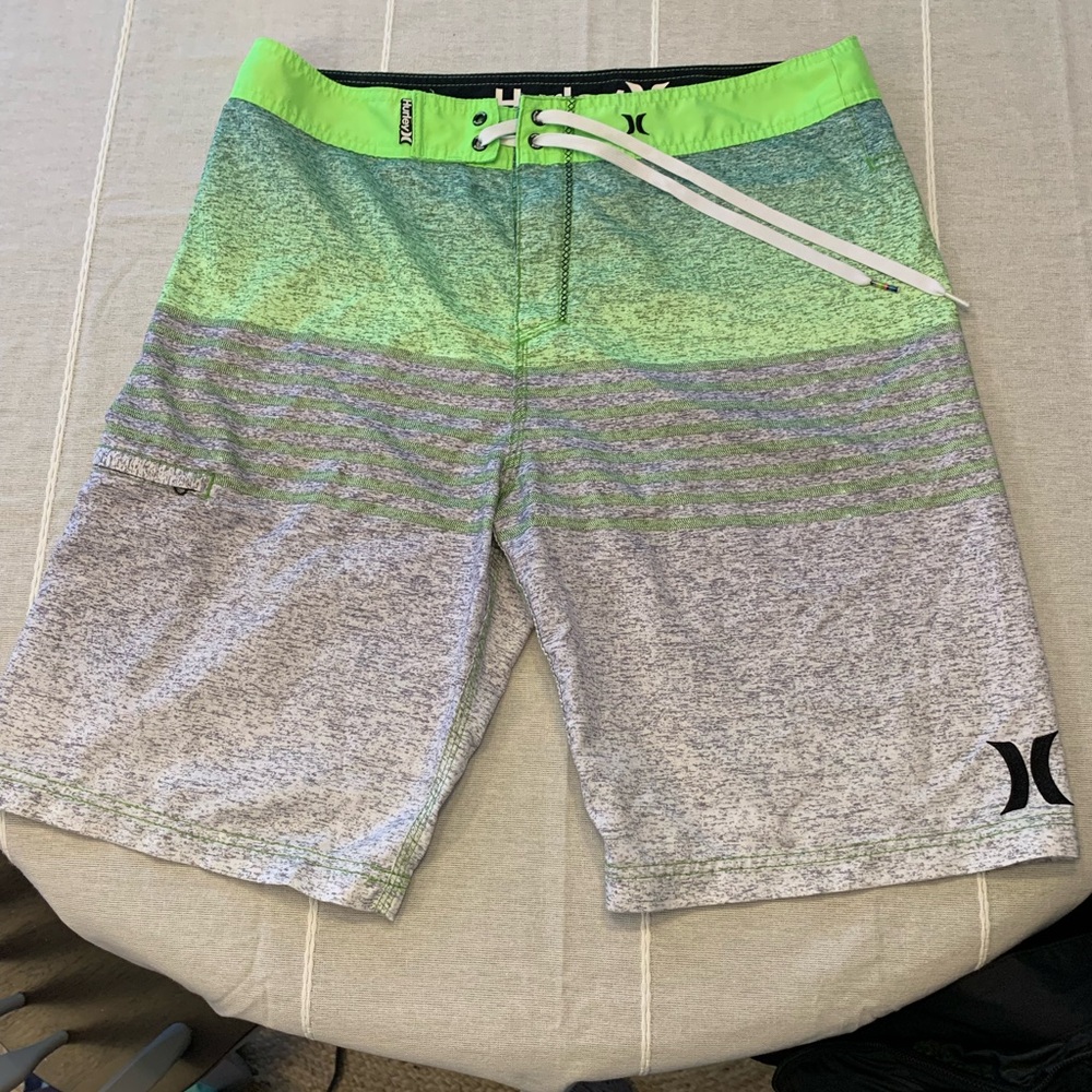 Hurley Men's Green Swim Shorts